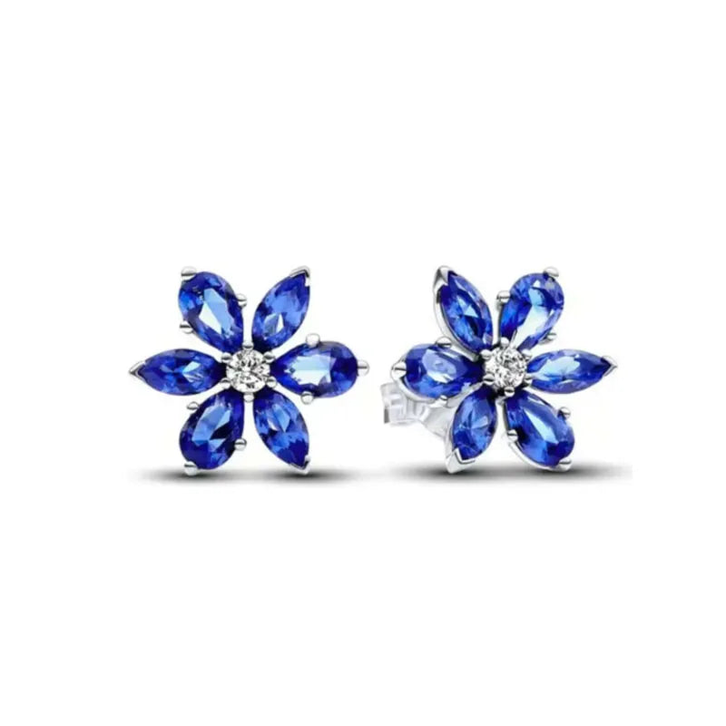 925 Silver Stud Earrings | Butterfly Snowflake Heart Moon Jewelry Gift
